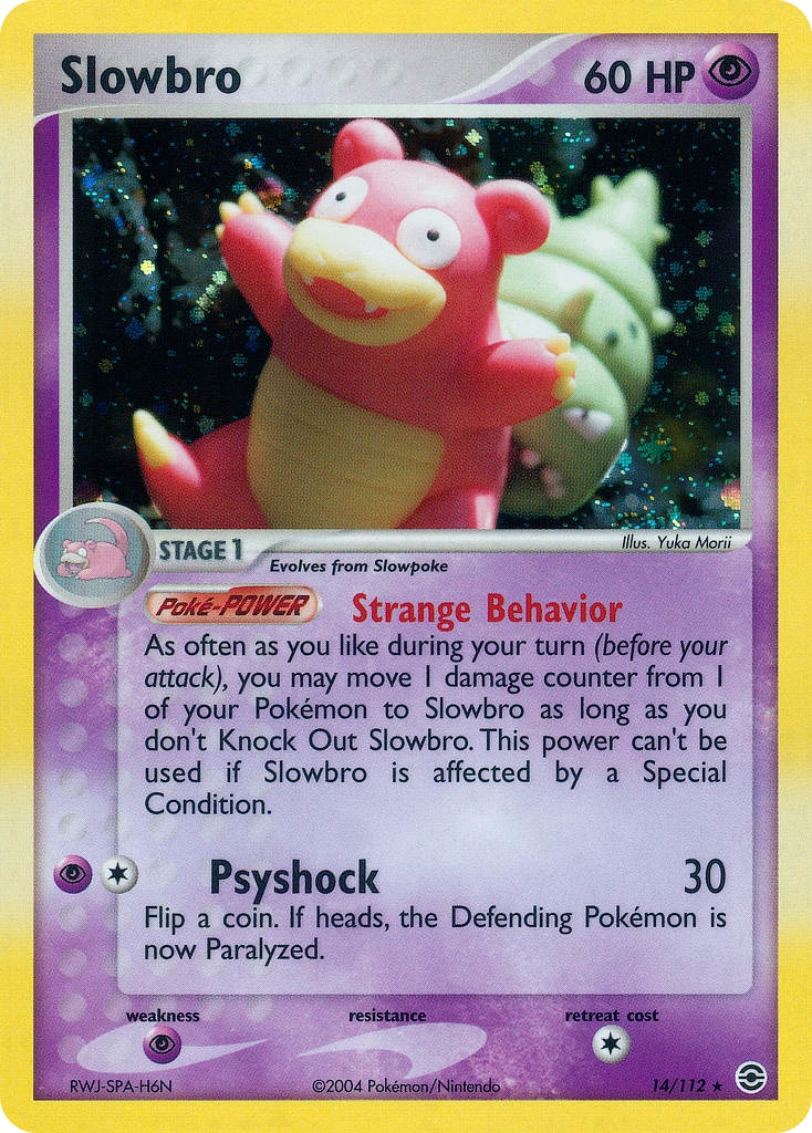 Slowbro - FireRed & LeafGreen - #14 - Pokemon TCG card