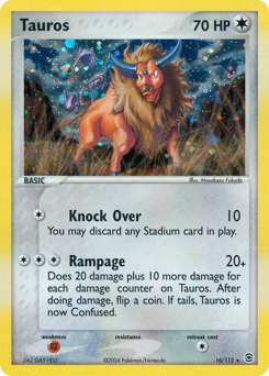 Tauros - FireRed & LeafGreen - #16 - Pokemon TCG card