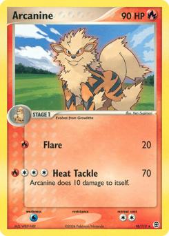 Arcanine #18 Arcanine - FireRed & LeafGreen - #18 - Pokemon TCG card