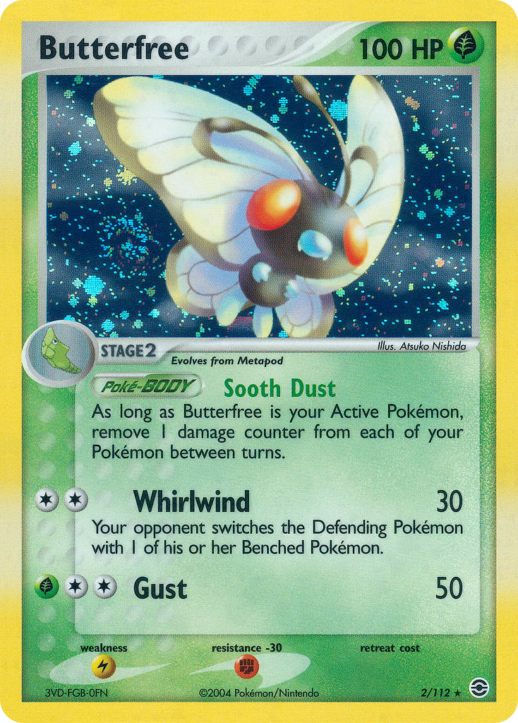 Butterfree - FireRed & LeafGreen - #2 - Pokemon TCG card