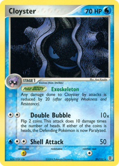 Cloyster #20 Cloyster - FireRed & LeafGreen - #20 - Pokemon TCG card