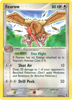 Fearow #24 Fearow - FireRed & LeafGreen - #24 - Pokemon TCG card