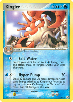 Kingler #26 Kingler - FireRed & LeafGreen - #26 - Pokemon TCG card