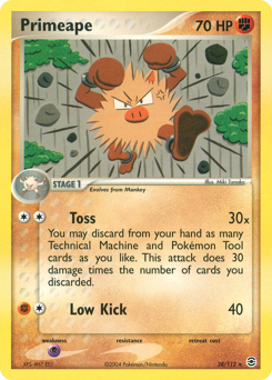 Primeape - FireRed & LeafGreen - #28 - Pokemon TCG card