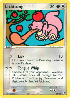 Lickitung #37 Lickitung - FireRed & LeafGreen - #37 - Pokemon TCG card