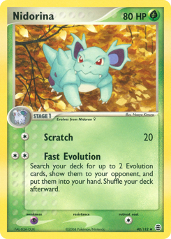 Nidorina - FireRed & LeafGreen - #40 - Pokemon TCG card