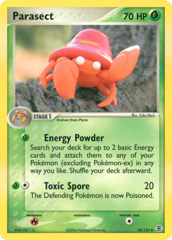 Parasect - FireRed & LeafGreen - #43 - Pokemon TCG card