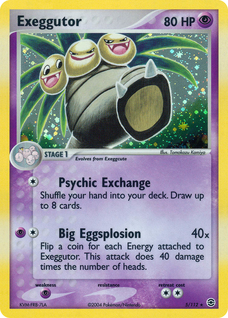 Exeggutor - FireRed & LeafGreen - #5 - Pokemon TCG card