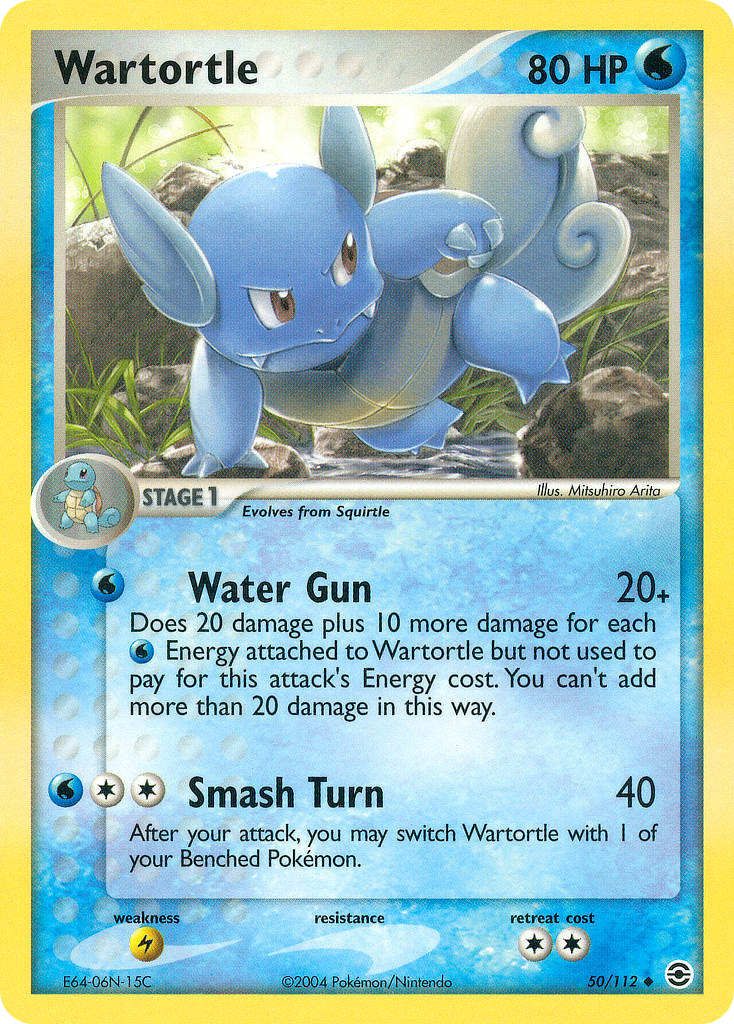 Wartortle - FireRed & LeafGreen - #50 - Pokemon TCG card