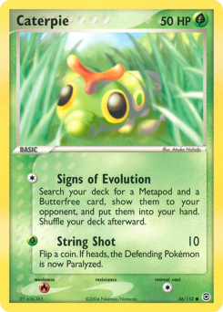 Caterpie - FireRed & LeafGreen - #56 - Pokemon TCG card
