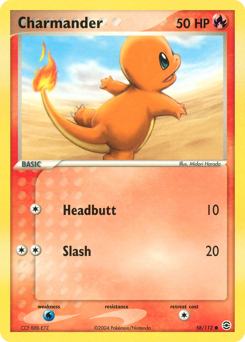 Charmander #58 Charmander - FireRed & LeafGreen - #58 - Pokemon TCG card