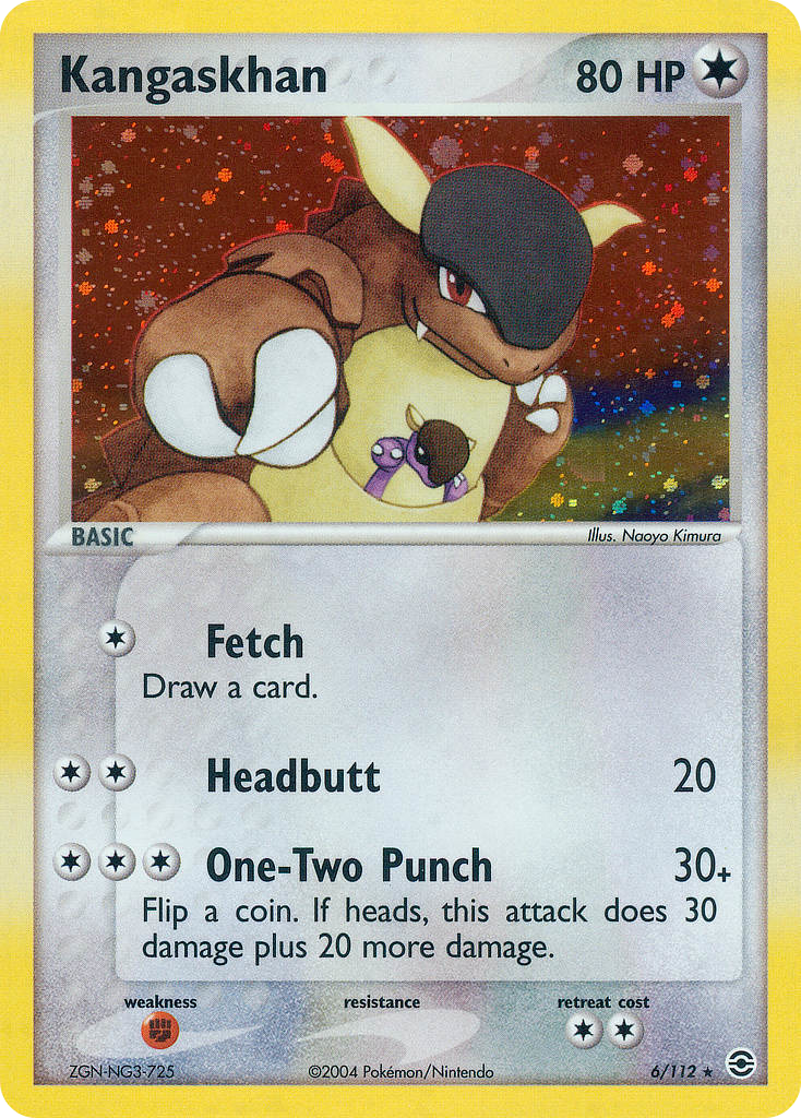Kangaskhan - FireRed & LeafGreen - #6 - Pokemon TCG card