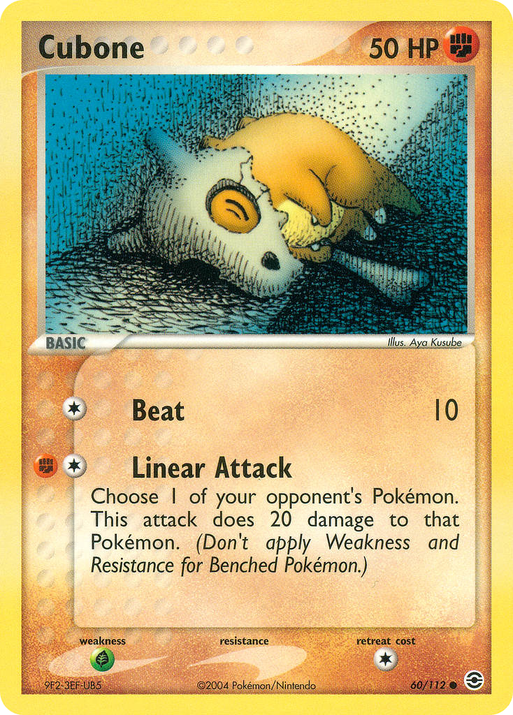 Cubone - FireRed & LeafGreen - #60 - Pokemon TCG card