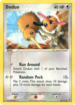 Doduo #62 Doduo - FireRed & LeafGreen - #62 - Pokemon TCG card