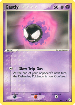 Gastly #63 Gastly - FireRed & LeafGreen - #63 - Pokemon TCG card