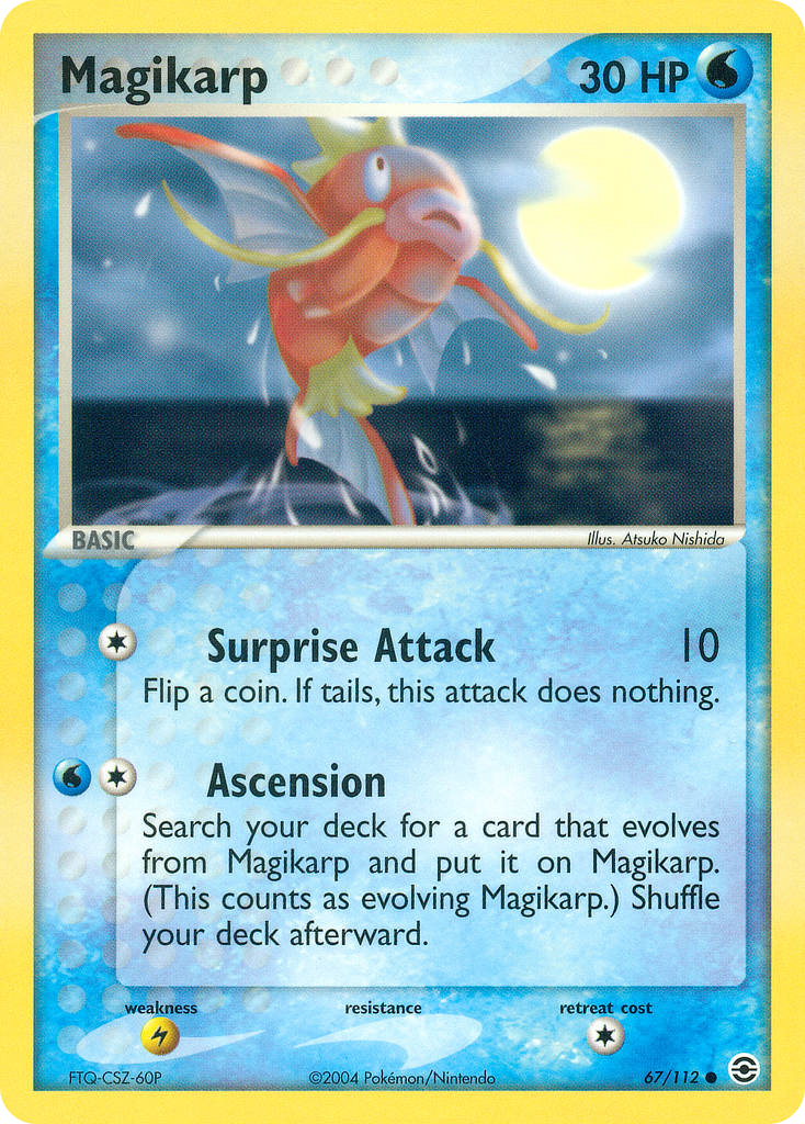 Magikarp - FireRed & LeafGreen - #67 - Pokemon TCG card