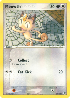 Meowth #69 Meowth - FireRed & LeafGreen - #69 - Pokemon TCG card