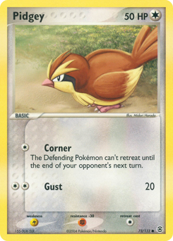 Pidgey #73 Pidgey - FireRed & LeafGreen - #73 - Pokemon TCG card