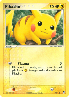 Pikachu #74 Pikachu - FireRed & LeafGreen - #74 - Pokemon TCG card