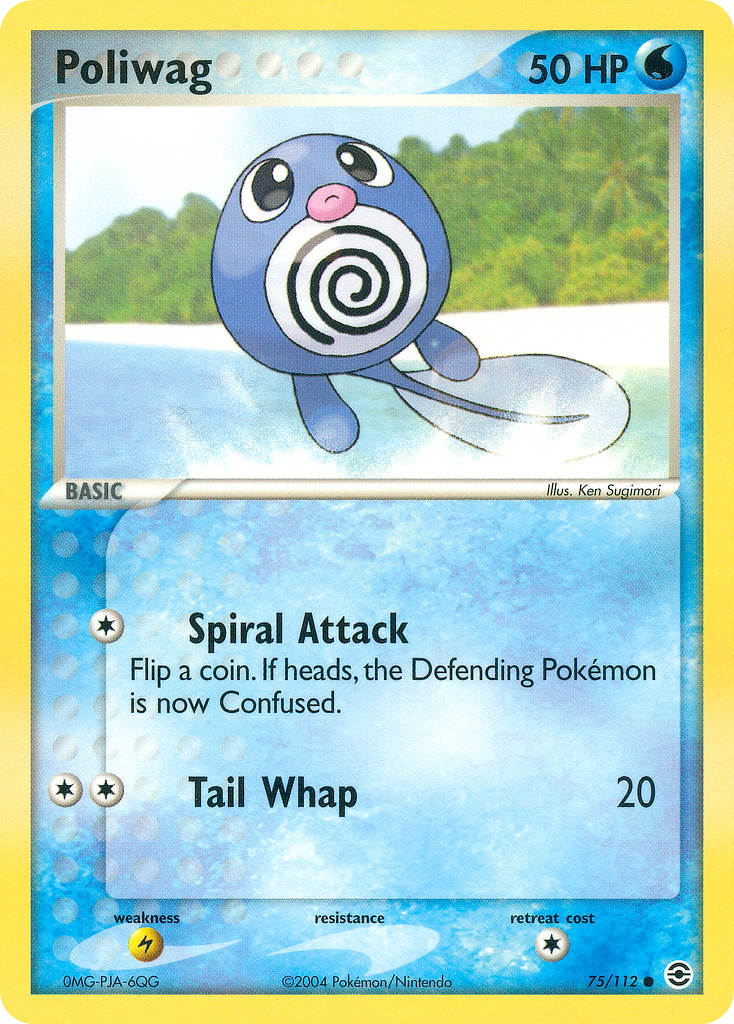Poliwag - FireRed & LeafGreen - #75 - Pokemon TCG card
