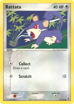 Rattata - FireRed & LeafGreen - #77 - Pokemon TCG card