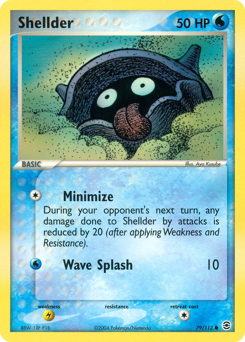 Shellder #79 Shellder - FireRed & LeafGreen - #79 - Pokemon TCG card