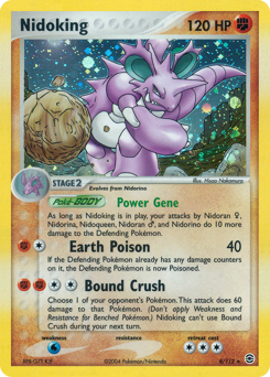 Nidoking - FireRed & LeafGreen - #8 - Pokemon TCG card