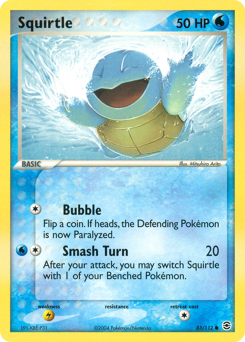 Squirtle #83 Squirtle - FireRed & LeafGreen - #83 - Pokemon TCG card