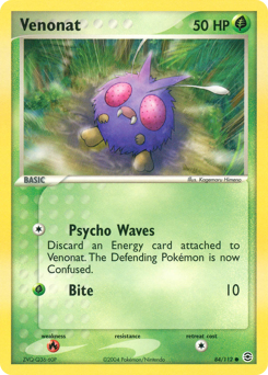 Venonat #84 Venonat - FireRed & LeafGreen - #84 - Pokemon TCG card