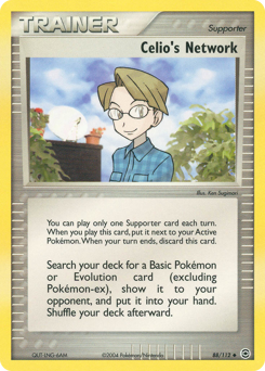 Celio's Network - FireRed & LeafGreen - #88 - Pokemon TCG card