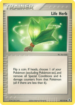 Life Herb - FireRed & LeafGreen - #93 - Pokemon TCG card