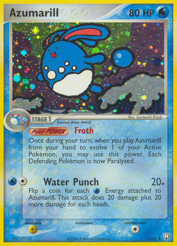 Azumarill - Team Rocket Returns - #1 - Pokemon TCG card