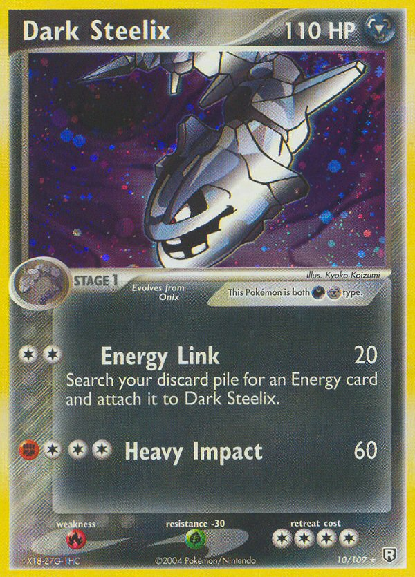 Dark Steelix - Team Rocket Returns - #10 - Pokemon TCG card