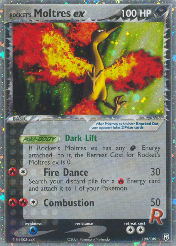 Rocket's Moltres ex - Team Rocket Returns - #100 - Pokemon TCG card