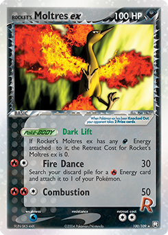 Rocket's Moltres ex #100 Rocket's Moltres ex - Team Rocket Returns - #100 - Pokemon TCG card