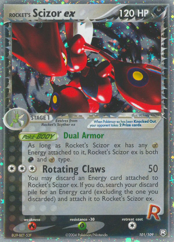 Rocket's Scizor ex - Team Rocket Returns - #101 - Pokemon TCG card