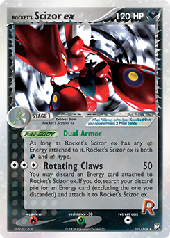 Rocket's Scizor ex - Team Rocket Returns - #101 - Pokemon TCG card