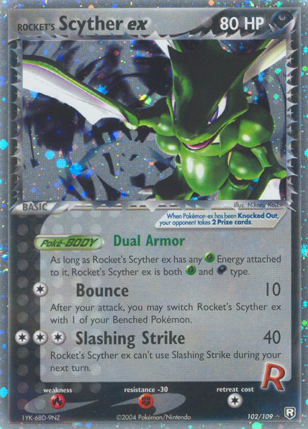 Rocket's Scyther ex - Team Rocket Returns - #102 - Pokemon TCG card