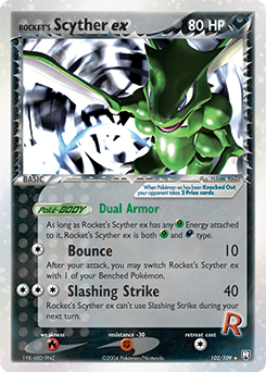 Rocket's Scyther ex #102 Rocket's Scyther ex - Team Rocket Returns - #102 - Pokemon TCG card