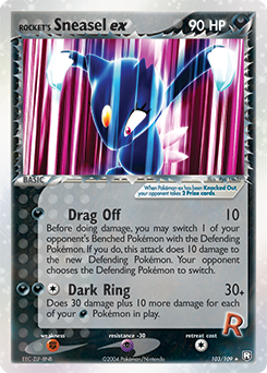 Rocket's Sneasel ex #103 Rocket's Sneasel ex - Team Rocket Returns - #103 - Pokemon TCG card