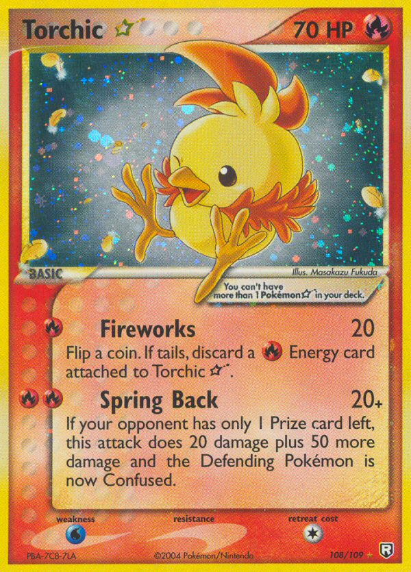 Torchic ★ - Team Rocket Returns - #108 - Pokemon TCG card