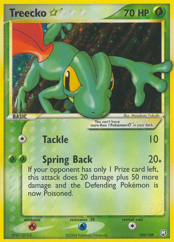 Treecko ★ - Team Rocket Returns - #109 - Pokemon TCG card