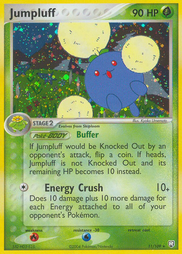 Jumpluff - Team Rocket Returns - #11 - Pokemon TCG card