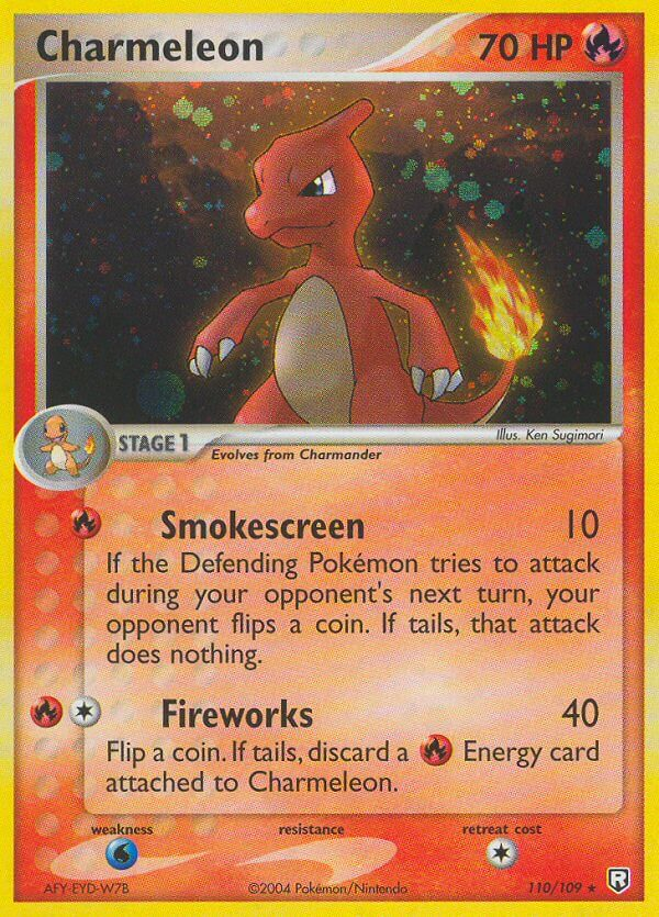Charmeleon - Team Rocket Returns - #110 - Pokemon TCG card