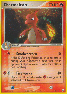 Charmeleon - Team Rocket Returns - #110 - Pokemon TCG card
