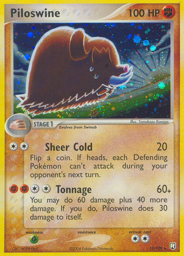 Piloswine - Team Rocket Returns - #13 - Pokemon TCG card