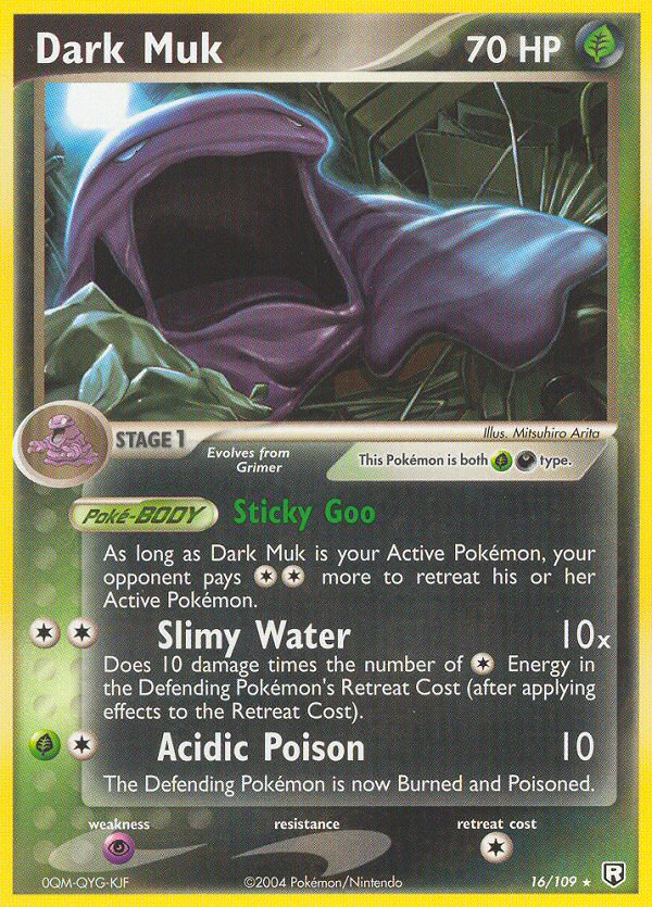 Dark Muk - Team Rocket Returns - #16 - Pokemon TCG card