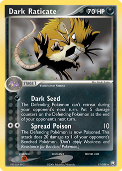 Dark Raticate #17 Dark Raticate - Team Rocket Returns - #17 - Pokemon TCG card
