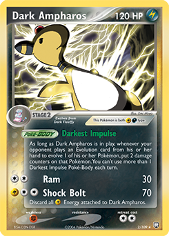 Dark Ampharos - Team Rocket Returns - #2 - Pokemon TCG card