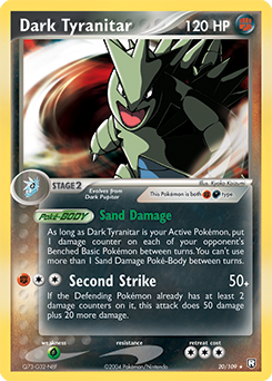 Dark Tyranitar #20 Dark Tyranitar - Team Rocket Returns - #20 - Pokemon TCG card